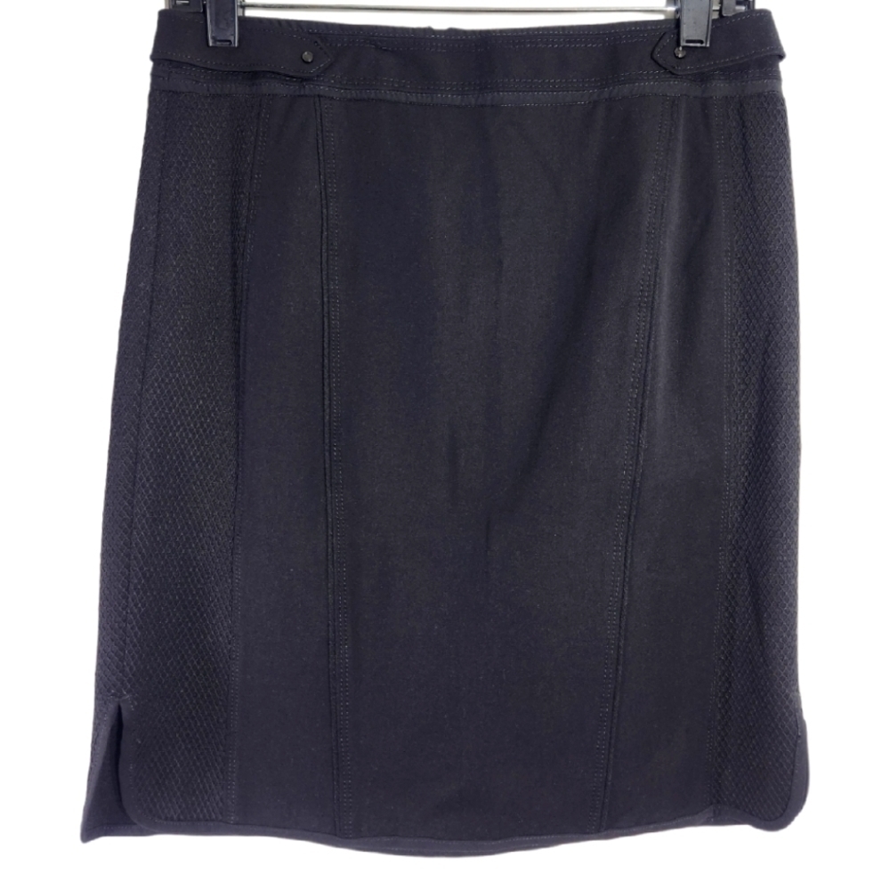 White House Black Market Black Skirt Womens Size 4